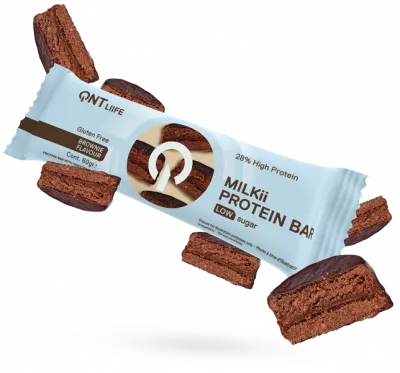Batoane & Shake-uri - QNT Milkii Protein Bar 60g Brownie, https:0769429911.websales.ro