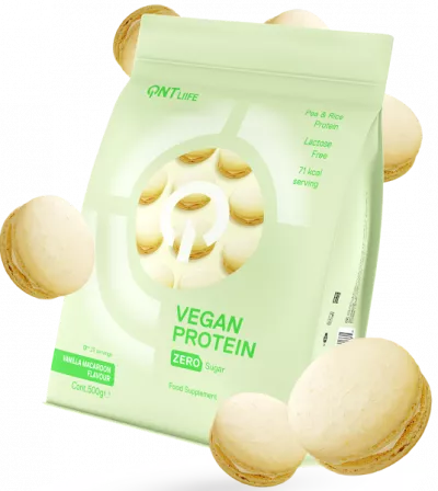 RAW&VEGAN&BIO - QNT Vegan Protein 2000g Vanilie Macaron, https:0769429911.websales.ro
