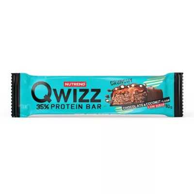 Batoane & Shake-uri - Qwizz Protein Bar 60g Chocolate + coconut, https:0769429911.websales.ro