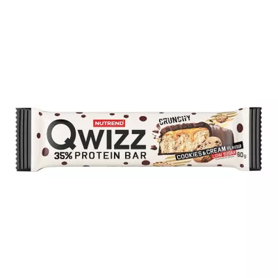 Batoane & Shake-uri - Qwizz Protein Bar 60g Cookies Cream, advancednutrition.ro