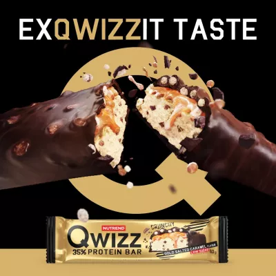 Batoane & Shake-uri - Qwizz Protein Bar 60g Salted caramel, https:0769429911.websales.ro