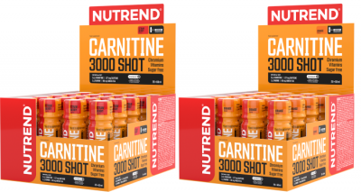 L-Carnitina - 40x 60ml Carnitine 3000 Shot Nutrend Capsuni, advancednutrition.ro