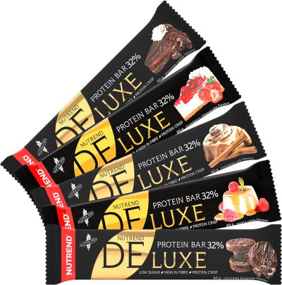 Batoane & Shake-uri - 5 Batoane Deluxe Bar x 60g Nutrend Chocolate Brownies , advancednutrition.ro