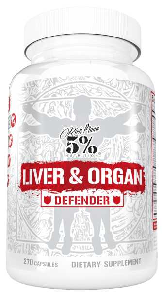 Sistemul Digestiv & Imunitar - 5% Nutrition Liver & Organ Defender 270caps, advancednutrition.ro