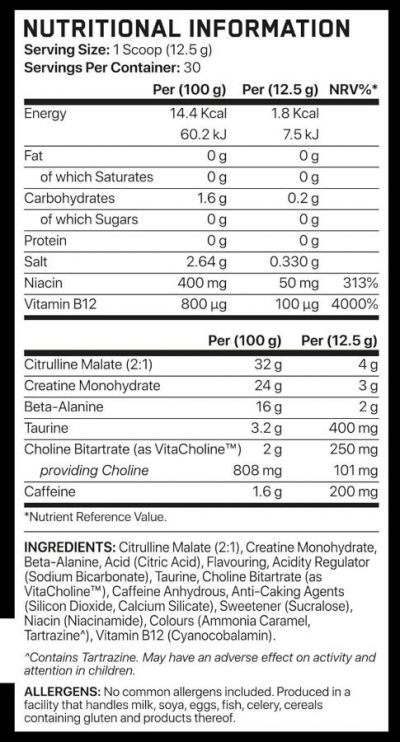 Energie & N.O. - Applied Nutrition ABE  Cherry Cola 375g, advancednutrition.ro