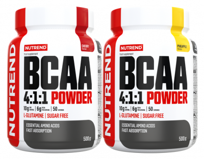 BCAA 4:1:1 Powder 2x 500g Nutrend Pepene