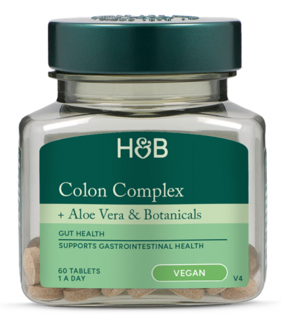 Sistemul Digestiv & Imunitar - Colon Complex + Aloe Vera & Botanicals 60 Tablete Holland & Barrett, advancednutrition.ro