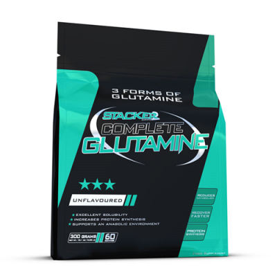 Glutamina - Complete Glutamine 300gr (60 serviri) Stacker2, advancednutrition.ro