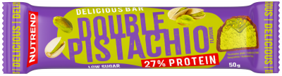 Batoane & Shake-uri - Delicious Bar 50g Nutrend Double Pistachio in Milk Chocolate, advancednutrition.ro