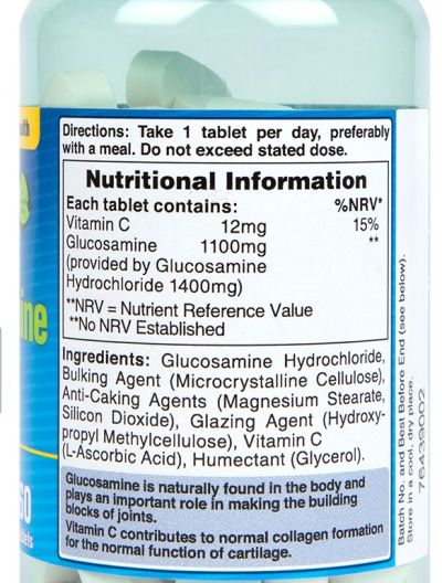 Protectia Articulatiilor - Glucosamine HCl 1400mg 60 Tablete Holland & Barrett, advancednutrition.ro
