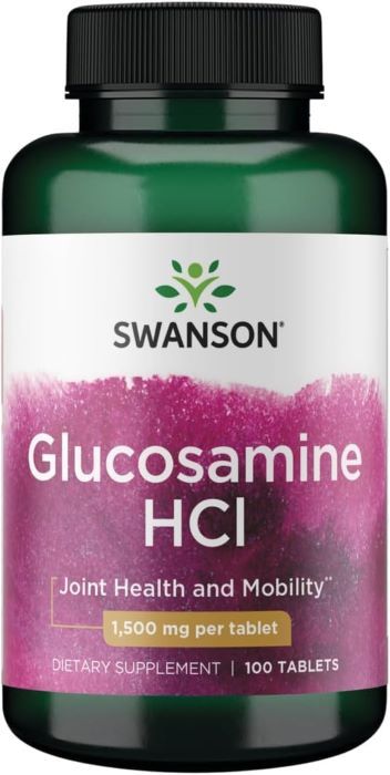 Protectia Articulatiilor - Glucosamine HCl 1500mg 100 Tablete Swanson, advancednutrition.ro