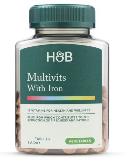 Vitamine & Minerale - Holland & Barrett Multivitamins & Iron 60 Tablets, advancednutrition.ro