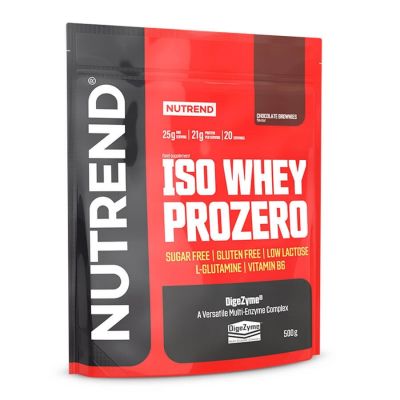 IsoWhey Prozero 500g Nutrend 500g Chocolate Brownies