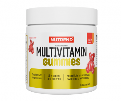 Jeleuri gumate cu vitamine si minerale, Multivitamin Gummies, 60 jeleuri, Nutrend