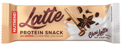 Batoane & Shake-uri - Latte Protein Snack 40g Nutrend Chai Latte, advancednutrition.ro