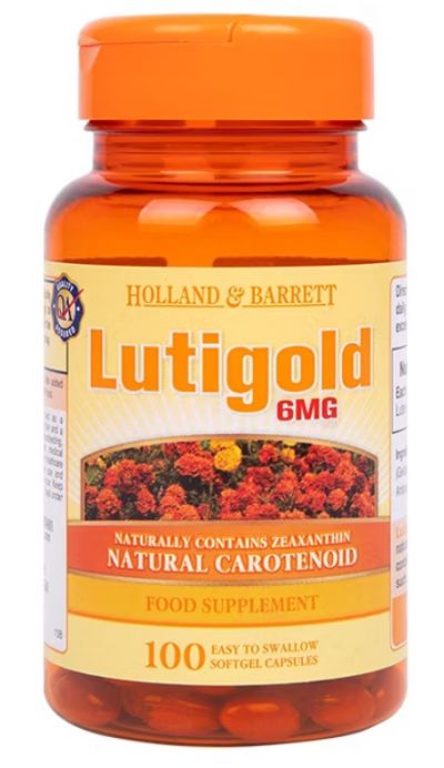 Antioxidanti - Lutigold Lutein 100 Capsule Holland & Barrett , advancednutrition.ro
