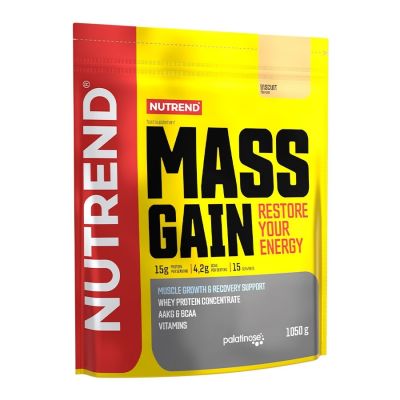 Masă Musculară & Carbohidrați - MASS GAIN 1050g Delicious biscuit, advancednutrition.ro
