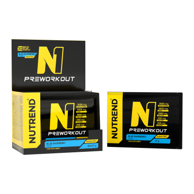 Energie & N.O. - N1 10x17G Nutrend Zmeură albastră, advancednutrition.ro