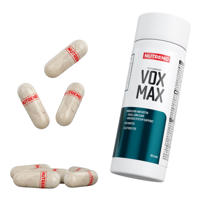 Ingrijirea mucoasei corzilor vocale, Vox Max, 60 capsule, Nutrend
