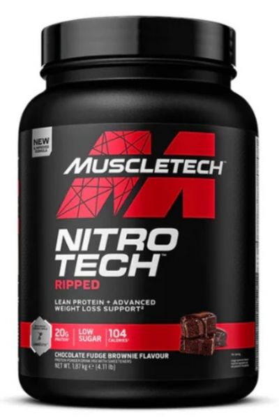 NitroTech Ripped MuscleTech French Vanilla Bean 1810g