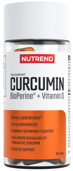 Sistemul Digestiv & Imunitar - Nutrend Curcumin Bioperine Vitamin D 60 GelCaps
, advancednutrition.ro