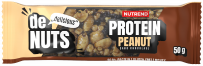 Batoane & Shake-uri - Nutrend Denuts Protein 50g Arahide în Ciocolată Neagră, advancednutrition.ro