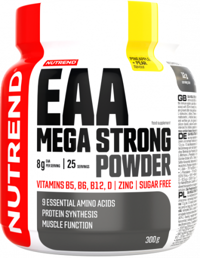 EAA Aminoacizi Esentiali - NUTREND EAA Mega Strong Powder 300g  Pineapple Pear, advancednutrition.ro