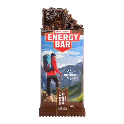 Batoane & Shake-uri - Nutrend Energy Bar 60g Chocolate brownies, advancednutrition.ro