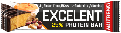Batoane & Shake-uri - Nutrend Excelent Protein Bar 85g Aroma Peanut Butter, advancednutrition.ro