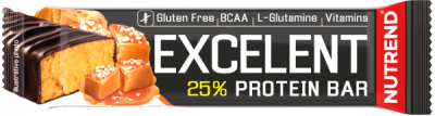 Batoane & Shake-uri - Nutrend Excelent Protein Bar 85g Caramel Sarat, advancednutrition.ro