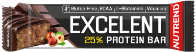 Nutrend Excelent Protein Bar 85g Ciocolata cu Alune