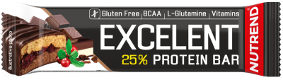 Batoane & Shake-uri - Nutrend Excelent Protein Bar 85g Ciocolata Nuga cu Afine, advancednutrition.ro