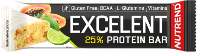 Batoane & Shake-uri - Nutrend Excelent Protein Bar 85g Lime Papaya, advancednutrition.ro