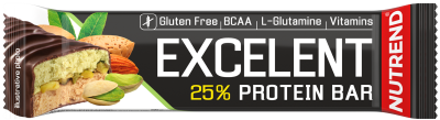 Batoane & Shake-uri - Nutrend Excelent Protein Bar 85g Migdale si Fistic cu Fistic, advancednutrition.ro