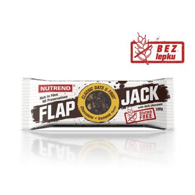 Nutrend FLAPJACK 100g Chocolate Banana With Dark Chocolate