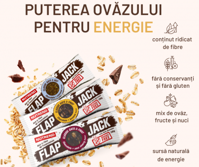 Batoane & Shake-uri - Nutrend FLAPJACK 100g Chocolate Coconut, advancednutrition.ro