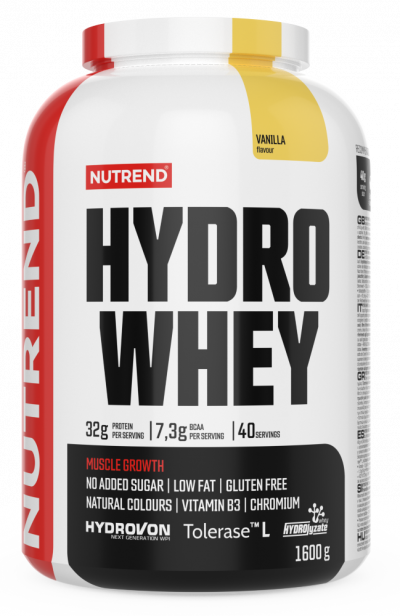 HydroWhey - Nutrend Hydro Whey 1.6kg Vanilie, advancednutrition.ro