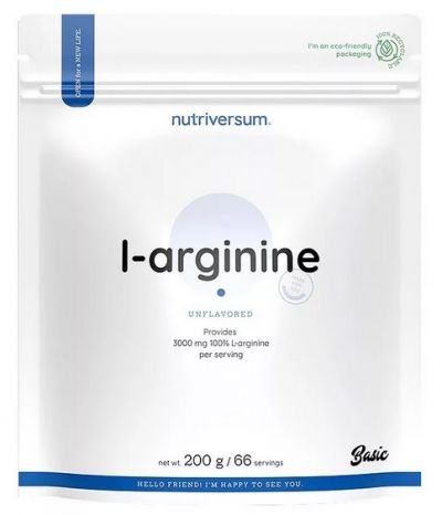 Arginina - Nutriversum L-Arginine 200g, advancednutrition.ro