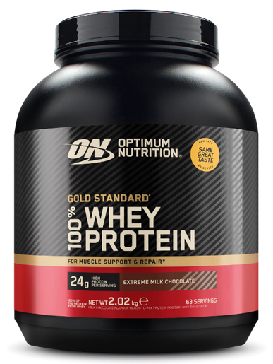 Whey & Izolat - ON 100% Gold Whey Protein 2.02kg Milk Chocolate, advancednutrition.ro