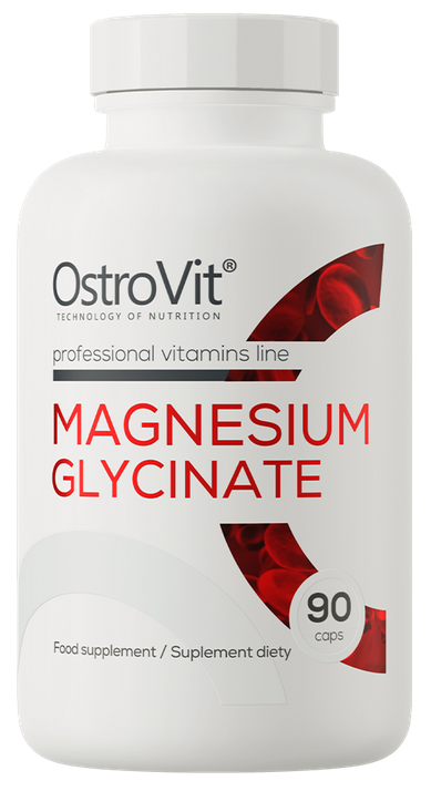 Zinc Magneziu & Multi Minerale - OstroVit Magnesium Glycinate 90 Capsule, advancednutrition.ro