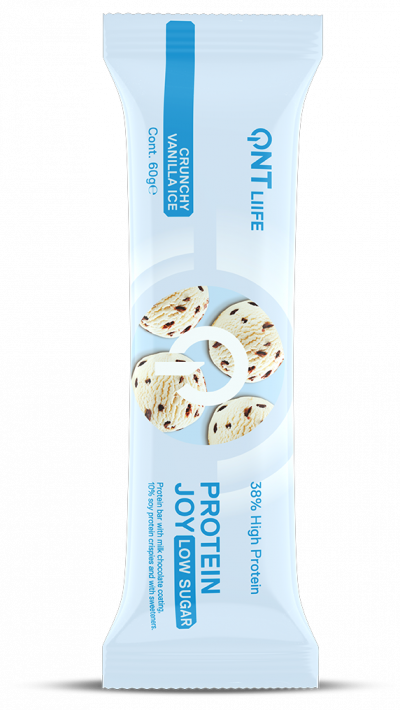 Batoane & Shake-uri - QNT Protein Joy Bar 60g Vanilla Crisp, advancednutrition.ro