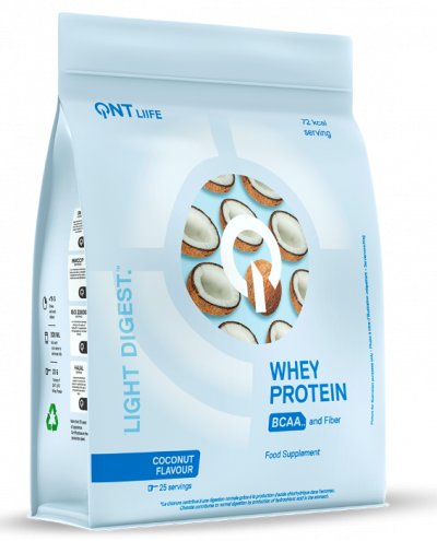 Whey & Izolat - QNT LIGHT DIGEST WHEY PROTEIN 500g Cocos, advancednutrition.ro