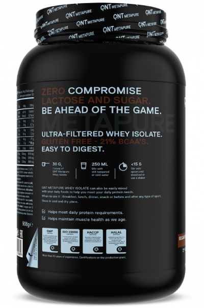 Metapure Isowhey Zero 908g QNT Belgian Chocolate