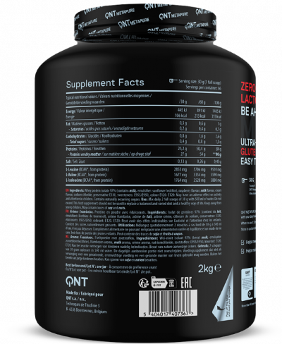 Whey & Izolat - QNT Metapure Zero Carb 2Kg Zmeura, advancednutrition.ro