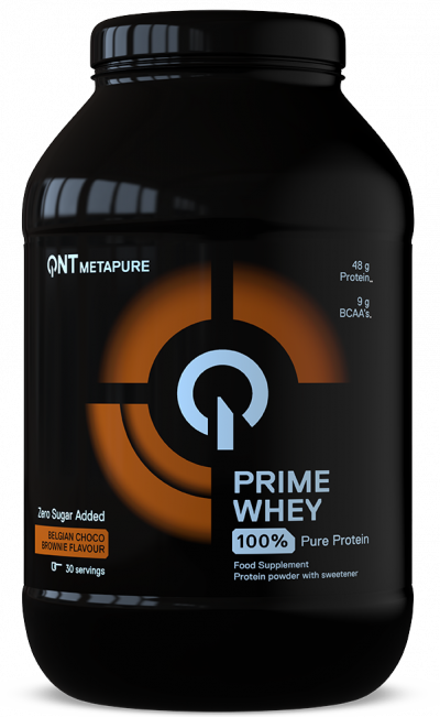 Whey & Izolat - QNT Prime Whey Protein 908g Belgian Choco Brownie, advancednutrition.ro