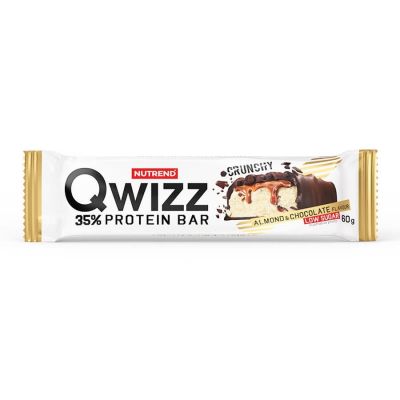 Batoane & Shake-uri - Qwizz Protein Bar 60g Migdale si Ciocolata Nutrend, advancednutrition.ro