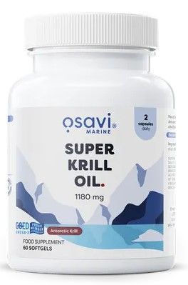 Omega & CLA - Super Krill Oil 1180mg 60 Softgels Osavi, advancednutrition.ro