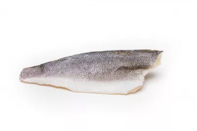Biban de mare (Sea Bass) file cu piele, bax de 5 kg, 160-200 gr/file