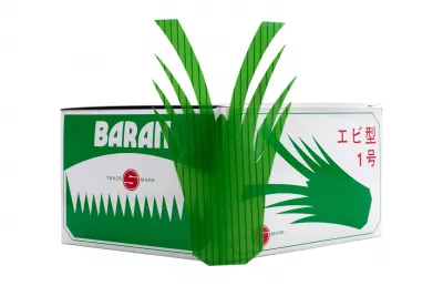 Decoratiune din plastic pentru sushi, imitatie crevete Ebigata cutie cu 1000 bucăți 