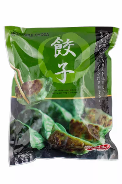Gyoza cu legume, 30 de bucati / punga de 600 de grame  Shirakiku